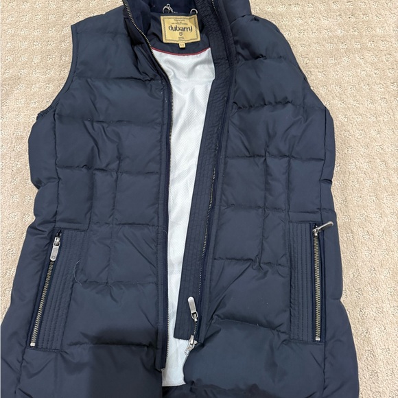 Dubarry of Ireland Jackets & Blazers - Dubarry of Ireland Navy Quilted Vest with Red Trim